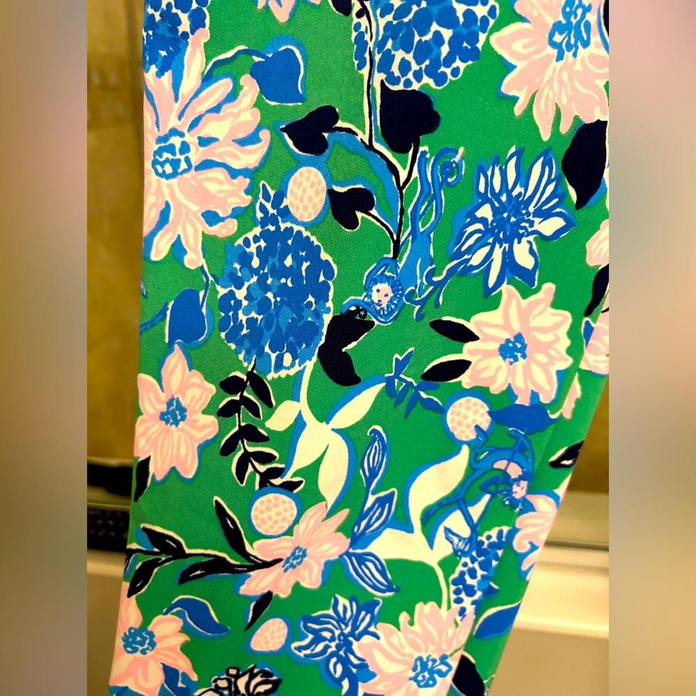 NWT Lilly Pulitzer UPF 50+ Luxletic 28” Corso Pant Golf Till You Drop Woven